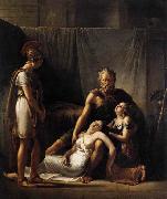KINSOEN, Francois Joseph The Death of Belisarius' Wife oil painting on canvas